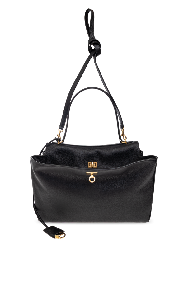 ハンドバッグ BALENCIAGA Woman Handbag Black 7897792ABV5 1000 Women's Rodeo Handbag Small Grained Calfskin in Black
